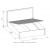 Кровать с подъемны механизмом Bauhaus 2.2 160х200, дуб