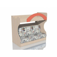 Кровать НМ 037.43 «Рико» Коралл