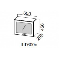 ШГ600с/456 Шкаф навесной 600/456 (горизонт. со стеклом)